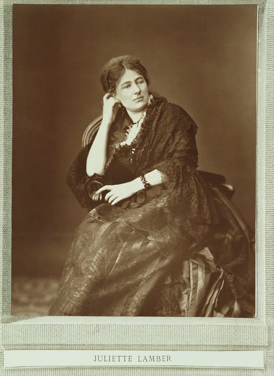 Juliette Adam, született Lamber (1836-1936), a 