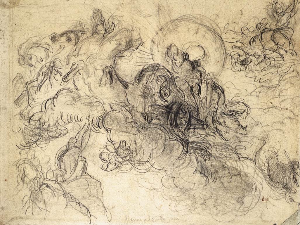 Az Apollo megöli a Python -ot alkotó: Ferdinand Victor Eugene Delacroix