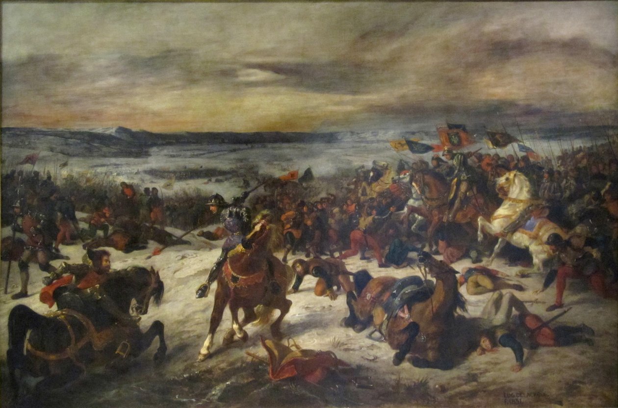 Nancy -i csata alkotó: Ferdinand Victor Eugene Delacroix