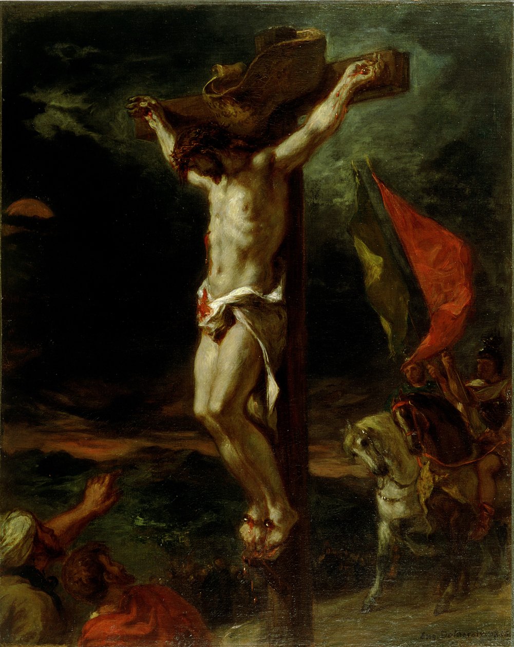 Krisztus a kereszten, 1846 alkotó: Ferdinand Victor Eugene Delacroix