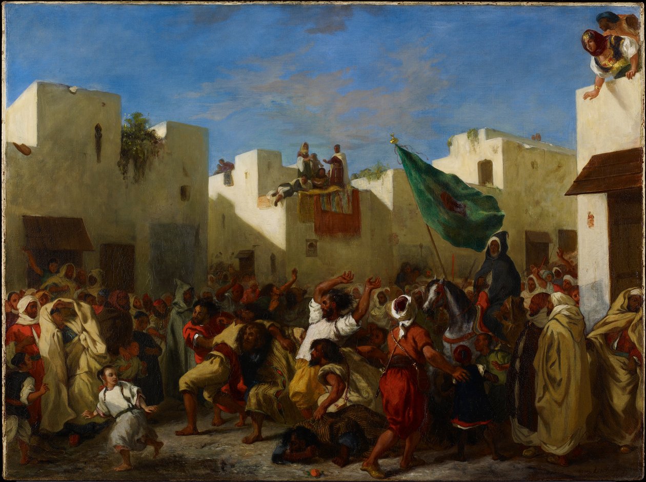 Tanger fanatikusai, 1837-38 körül alkotó: Ferdinand Victor Eugene Delacroix