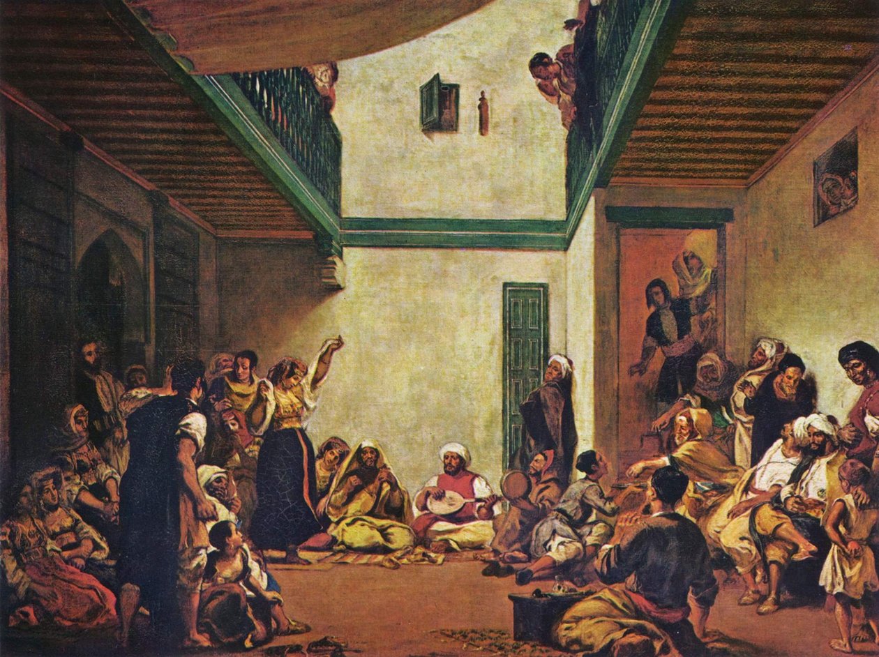 Zsidó esküvő Marokkóban alkotó: Ferdinand Victor Eugene Delacroix