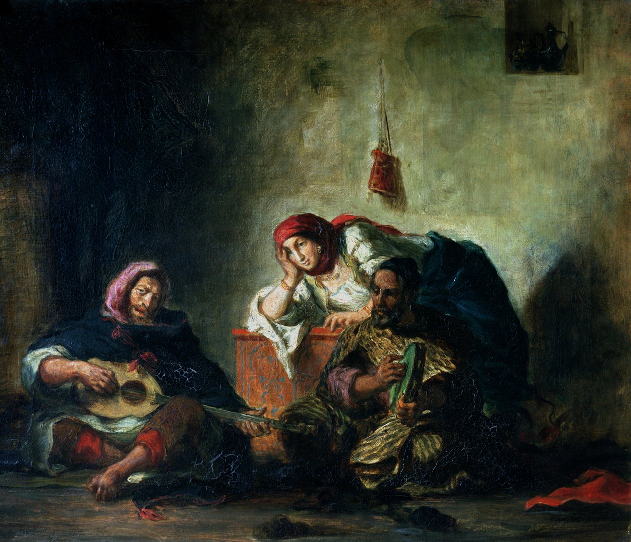 Zsidó zenészek Mogadorban, 1847 alkotó: Ferdinand Victor Eugene Delacroix