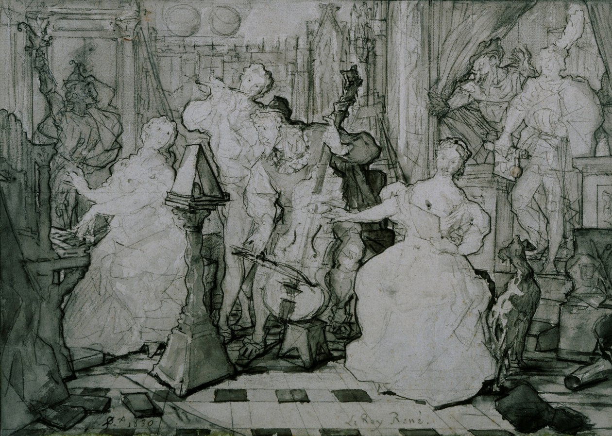 A Roy René alkotó: Ferdinand Victor Eugene Delacroix