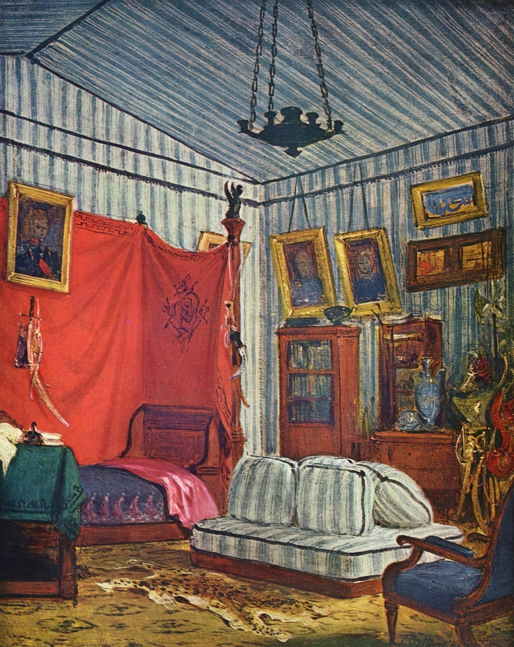 Gróf de Mornay hálószobája alkotó: Ferdinand Victor Eugene Delacroix
