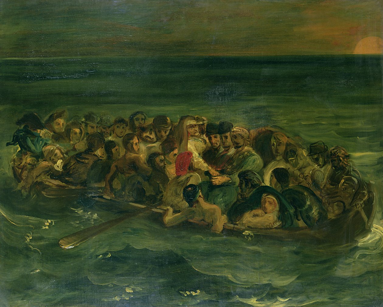 Vázlat a Don Juan hajótöréséhez, 1839 (lásd még: 182426) alkotó: Ferdinand Victor Eugene Delacroix