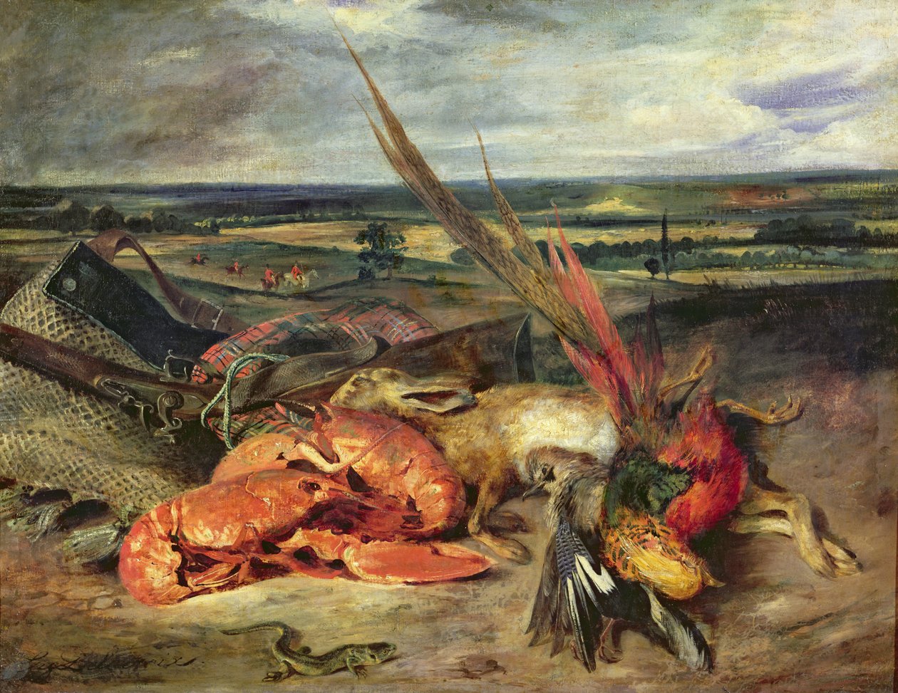 Csendélet homárokkal, 1826-27 alkotó: Ferdinand Victor Eugene Delacroix