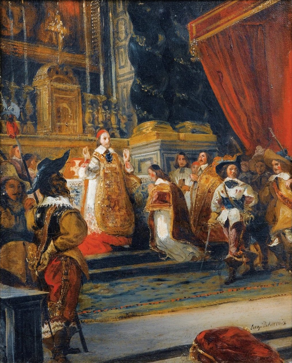 Richelieu bíboros alkotó: Ferdinand Victor Eugene Delacroix