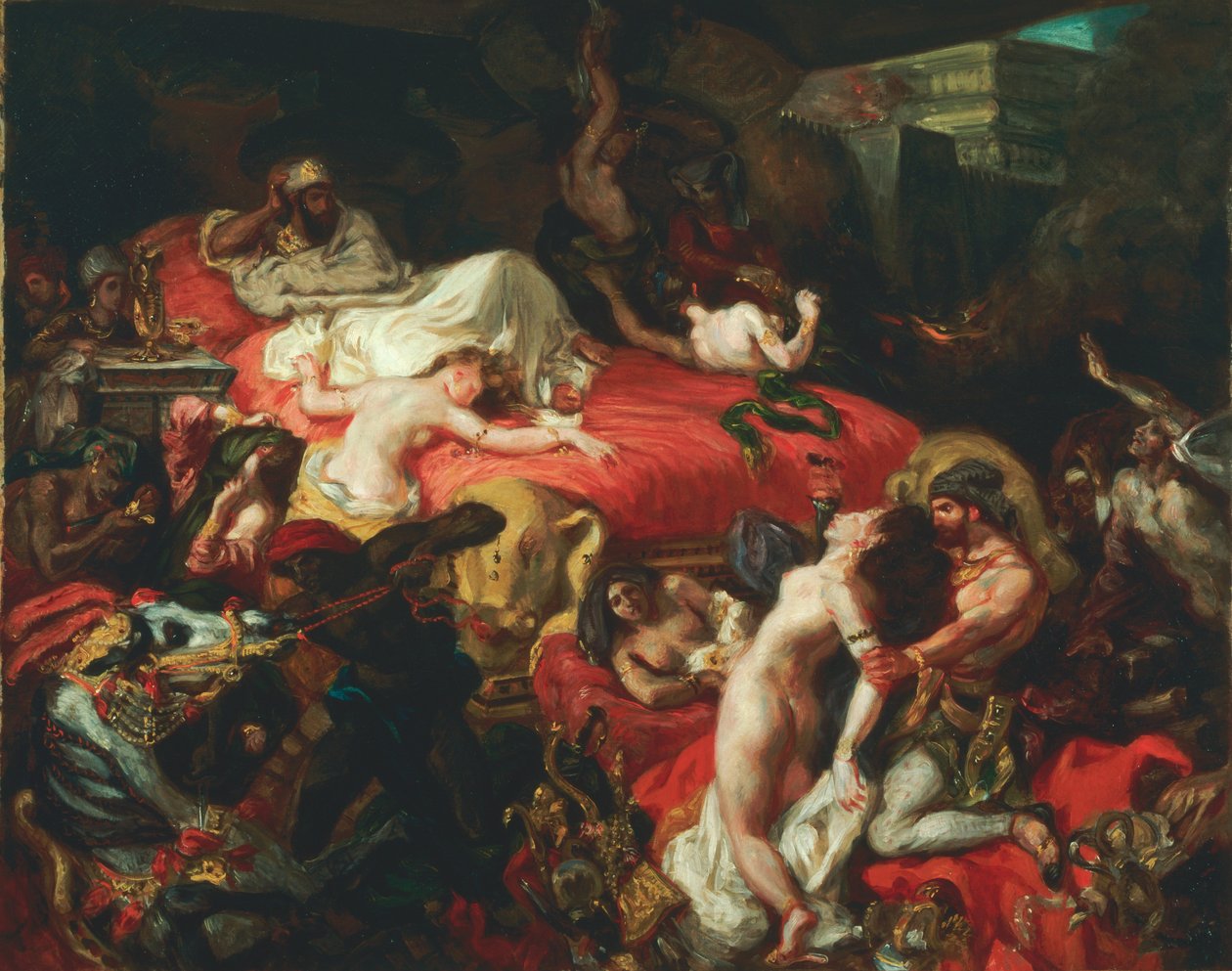 Sardanapalus halála alkotó: Ferdinand Victor Eugene Delacroix