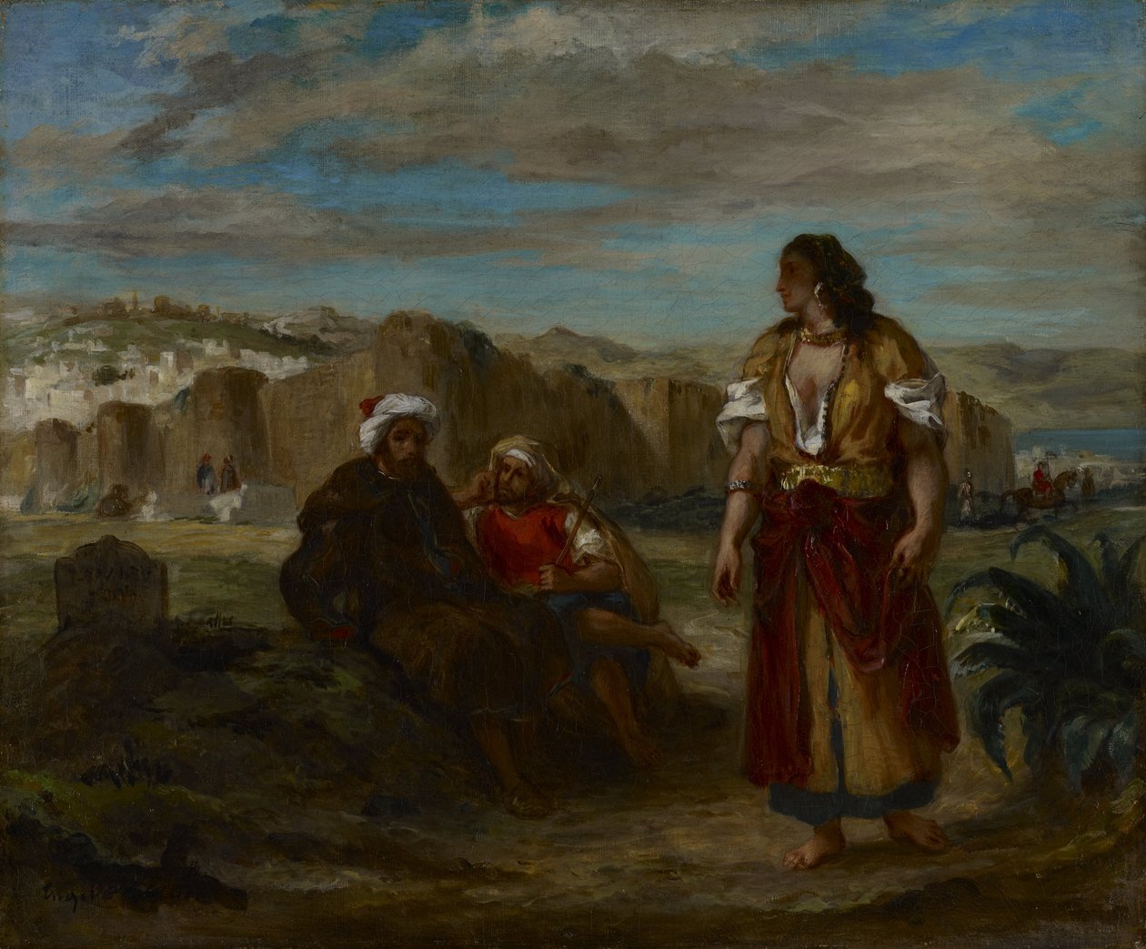 Tanger kilátása alkotó: Ferdinand Victor Eugene Delacroix