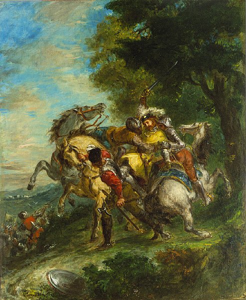 Weislingen Goetzs Men elfogta alkotó: Ferdinand Victor Eugene Delacroix