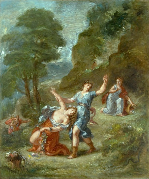 tavasszal alkotó: Ferdinand Victor Eugene Delacroix