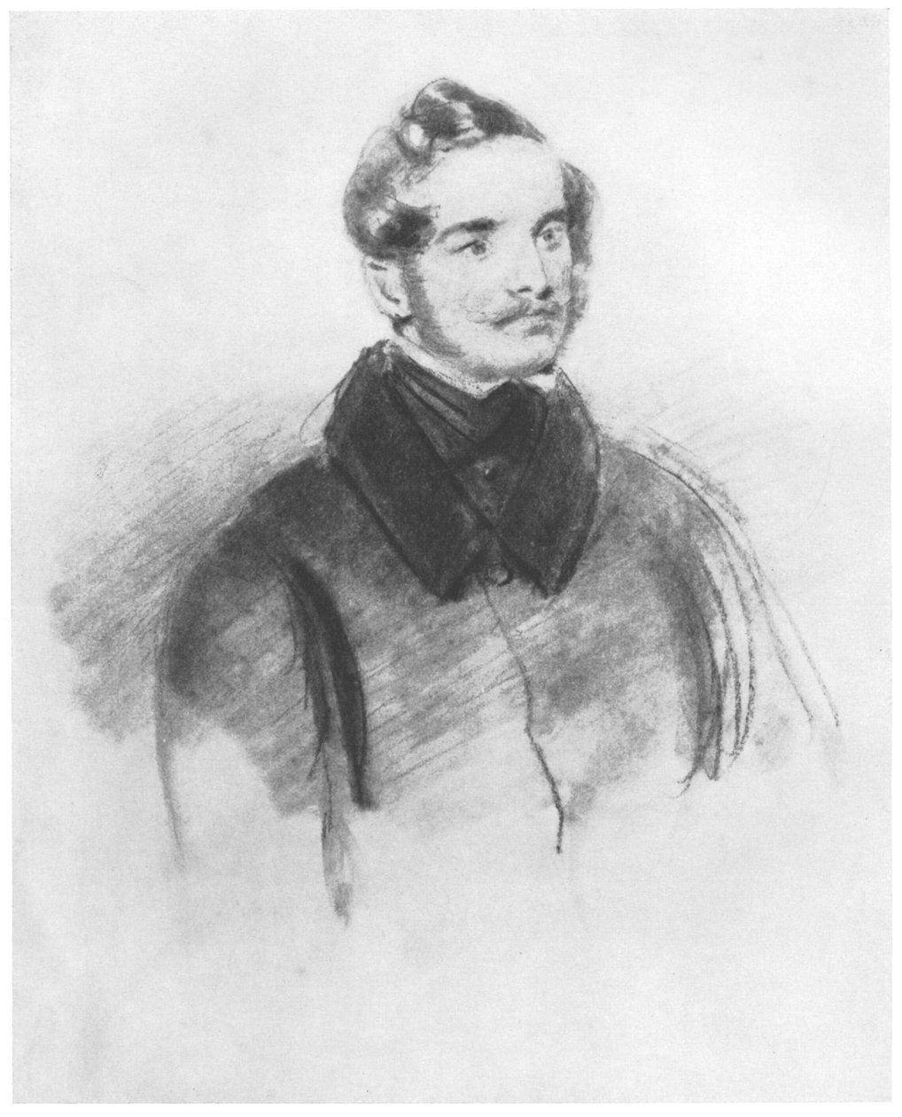 Tanulmány a Friedrich von Boxberg olajfestményhez alkotó: Louis Ferdinand von Rayski