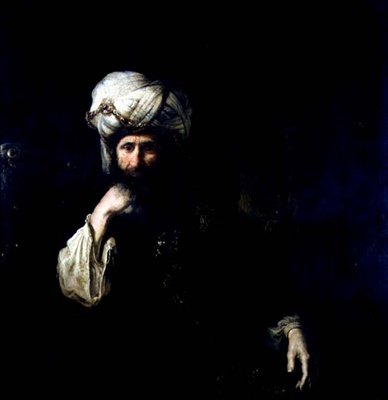 Egy filozófus a dolgozószobájában (olaj, vászon) alkotó: Ferdinand Bol