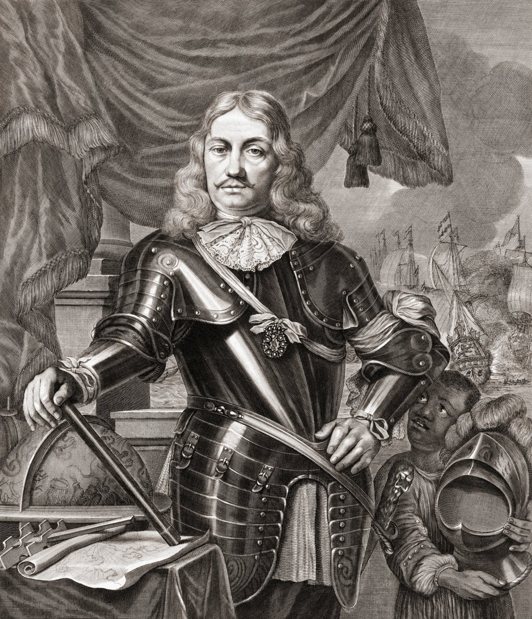 Cornelis Maartenszoon Tromp, Lambert Visscher metszete után Ferdinand Bol festményéről alkotó: Ferdinand Bol