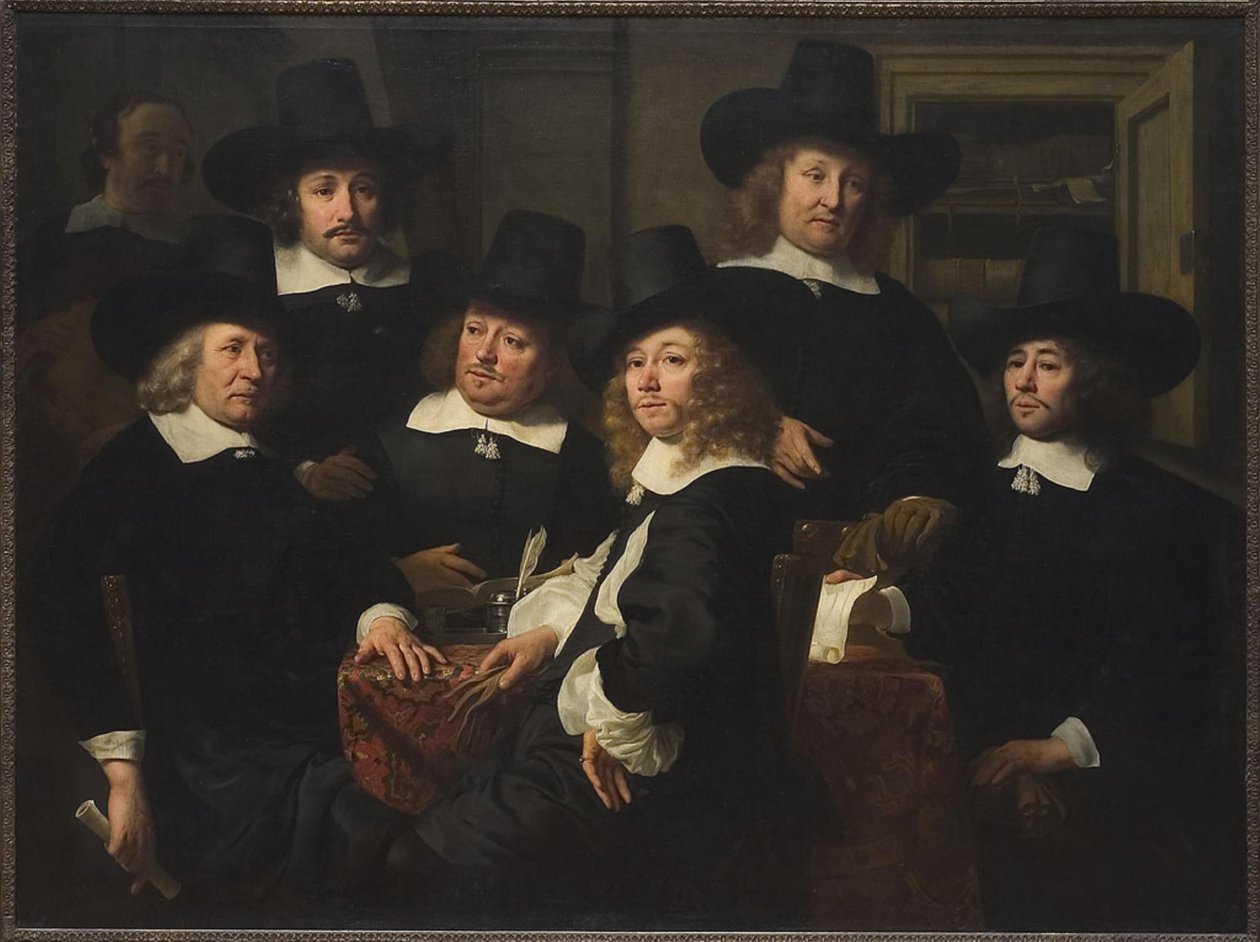 A Nieuwezijds Huiszittenhuis elöljárói alkotó: Ferdinand Bol