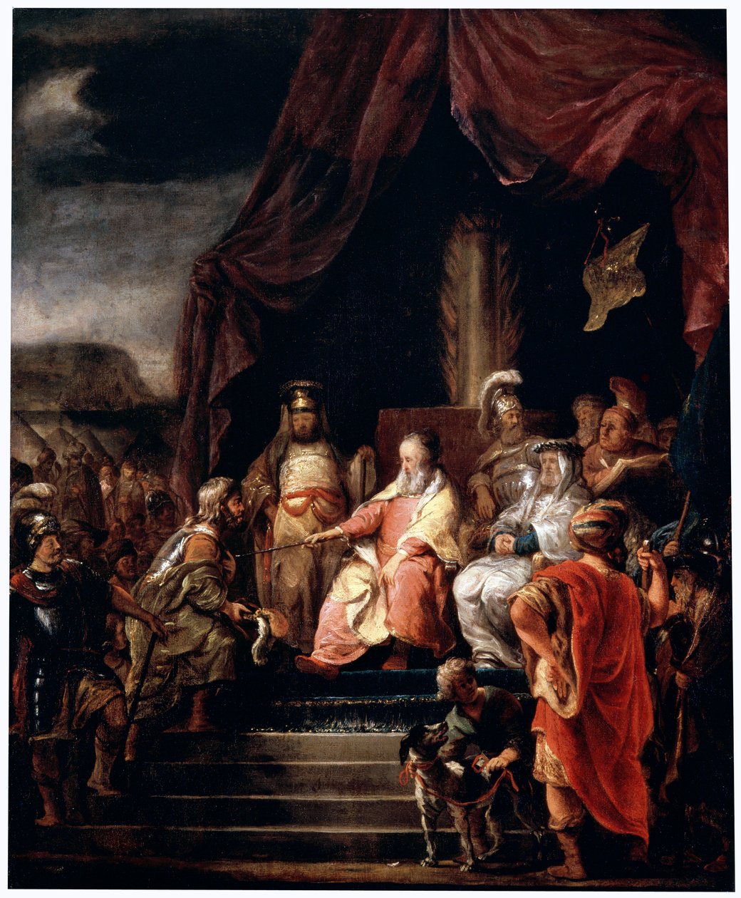 Mózes és Jethro, c1655-c1656 alkotó: Ferdinand Bol