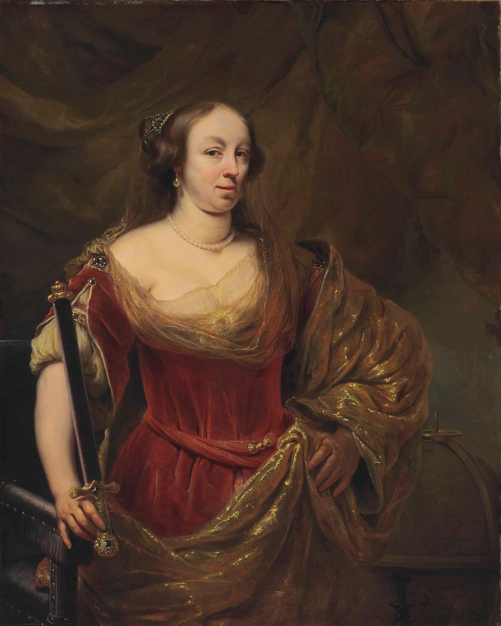 Lengyel: Portrait królowej Ludwiki Marii Gonzagi de Nevers Marie Louise Gonzaga de Nevers portréja Marie Louise Gonzaga de Nevers portréja alkotó: Ferdinand Bol