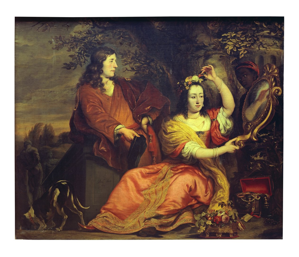 Pieter de la Court és felesége portréja (olaj, vászon) alkotó: Ferdinand Bol