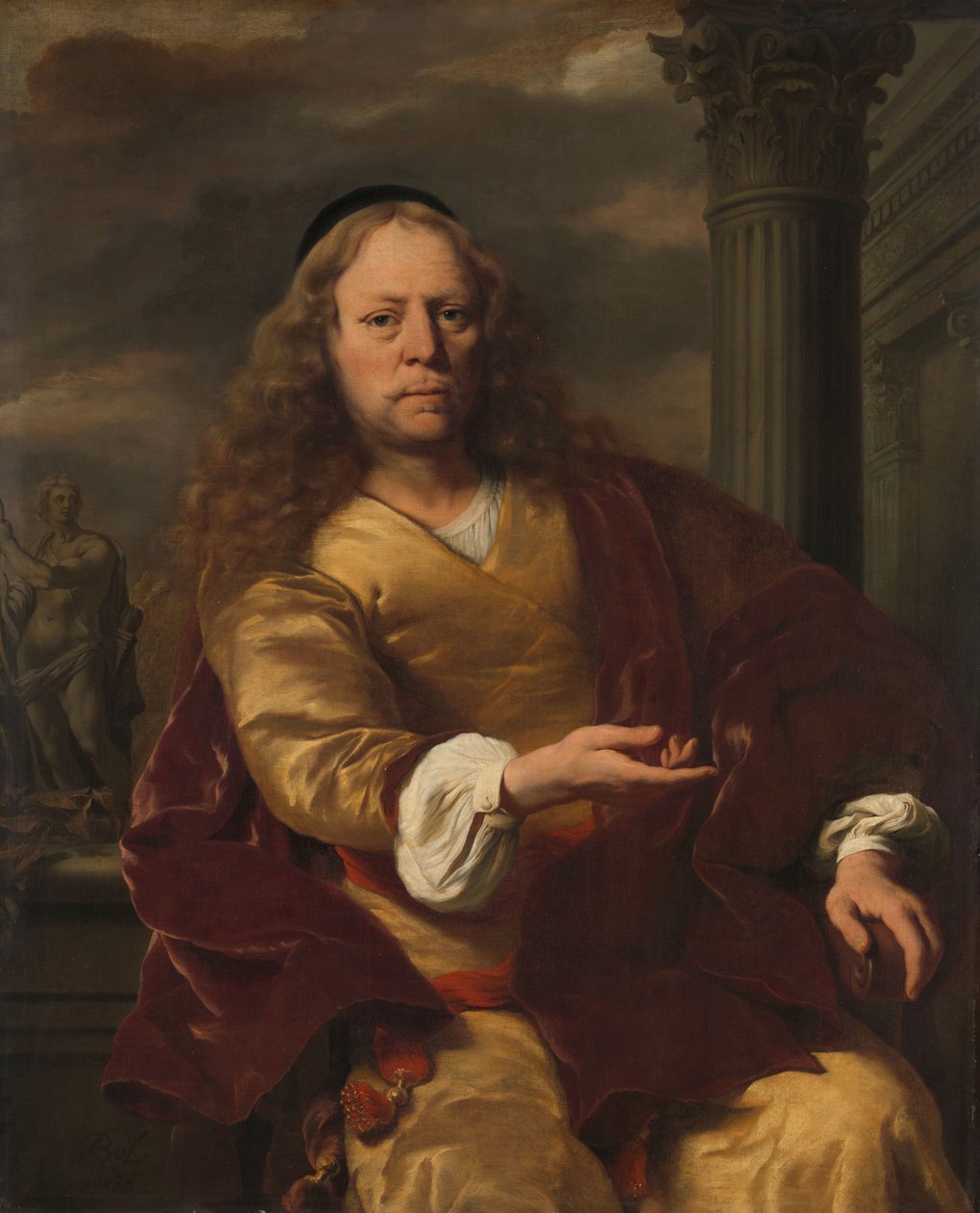 Egy férfi portréja alkotó: Ferdinand Bol
