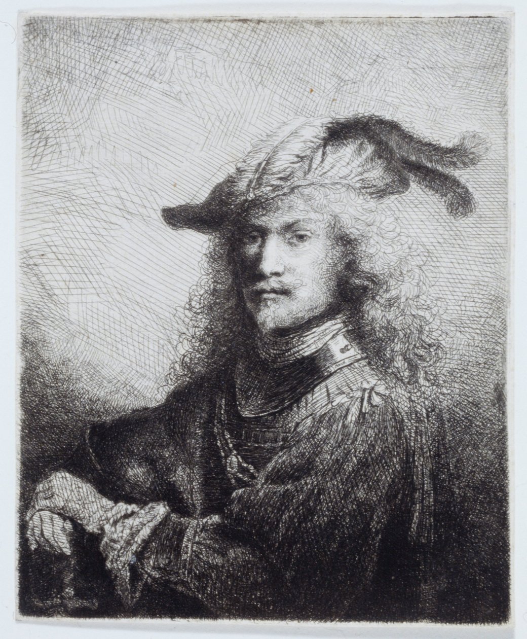 Egy tiszt portréja alkotó: Ferdinand Bol