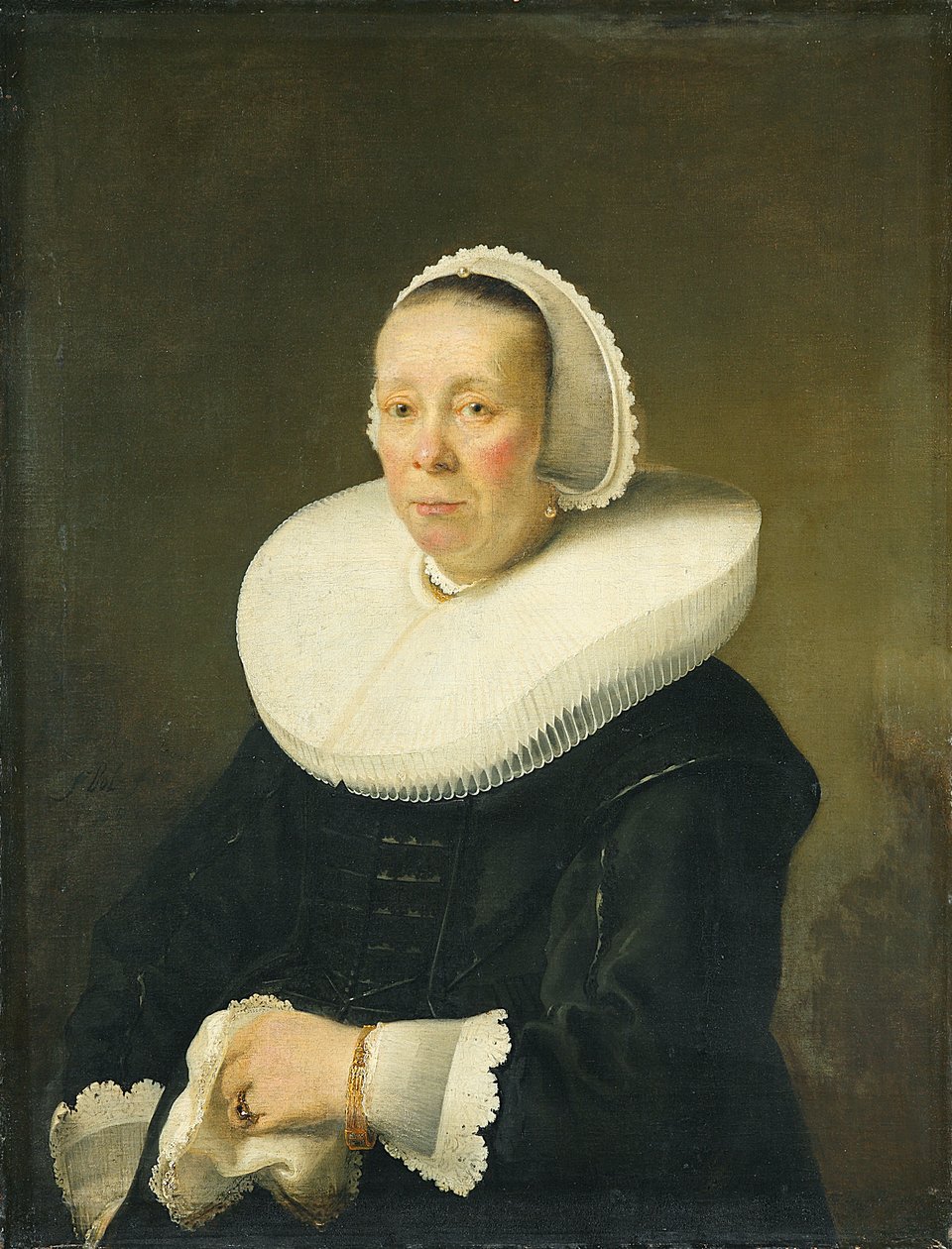 Egy idős nő portréja alkotó: Ferdinand Bol