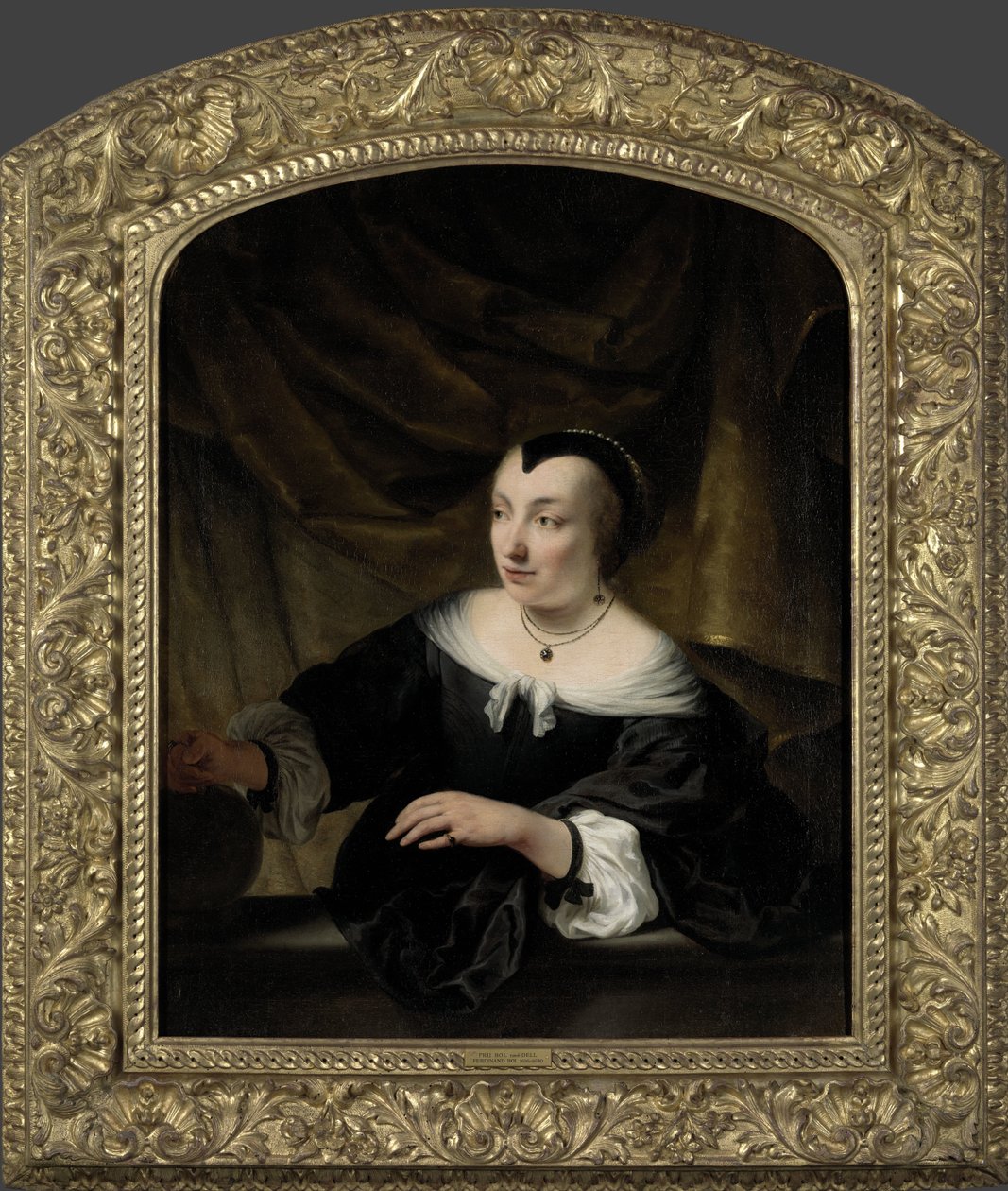 Portré van Elisabeth Dell alkotó: Ferdinand Bol