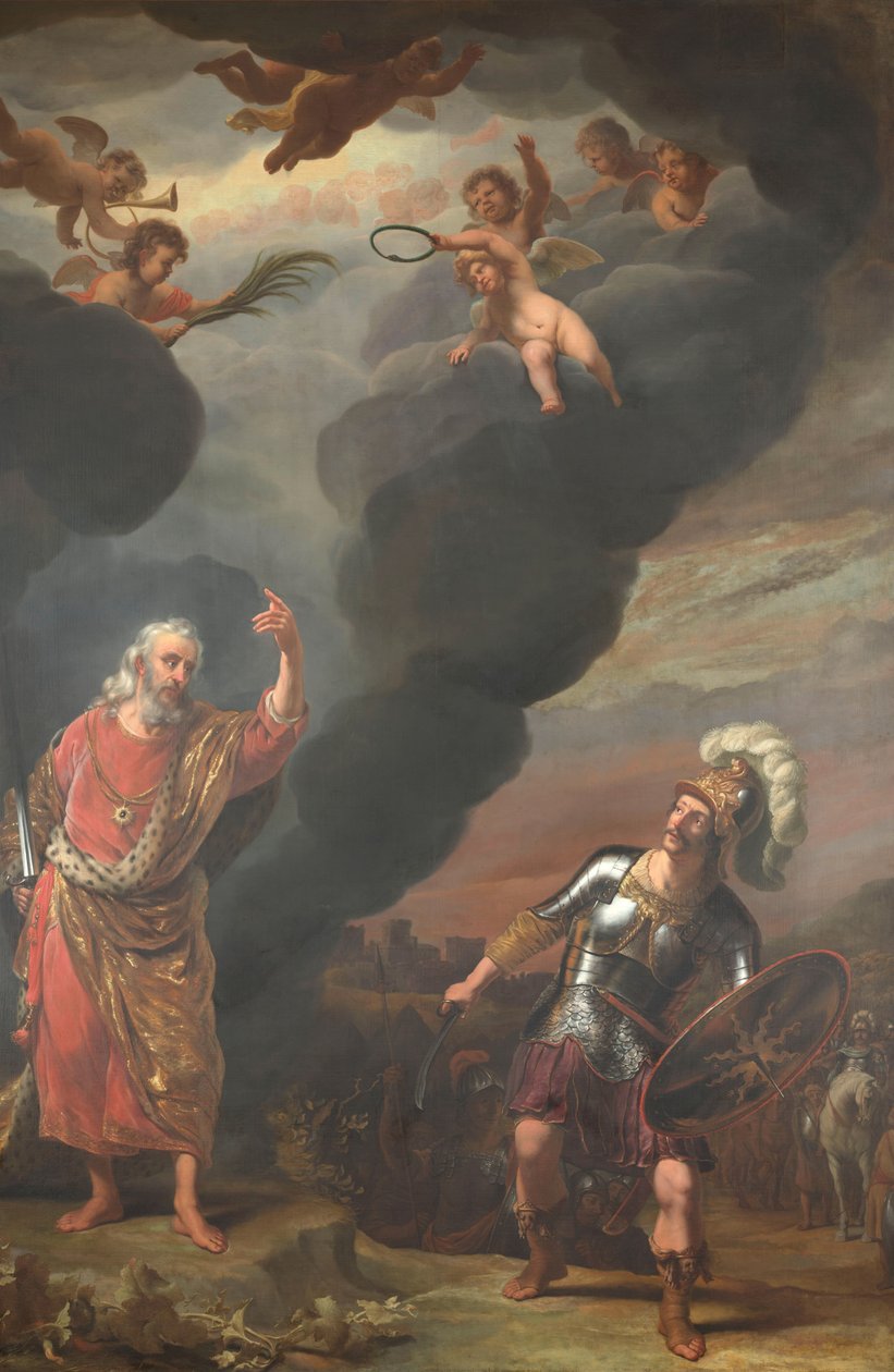 Isten seregének kapitánya megjelenik Józsuénak alkotó: Ferdinand Bol