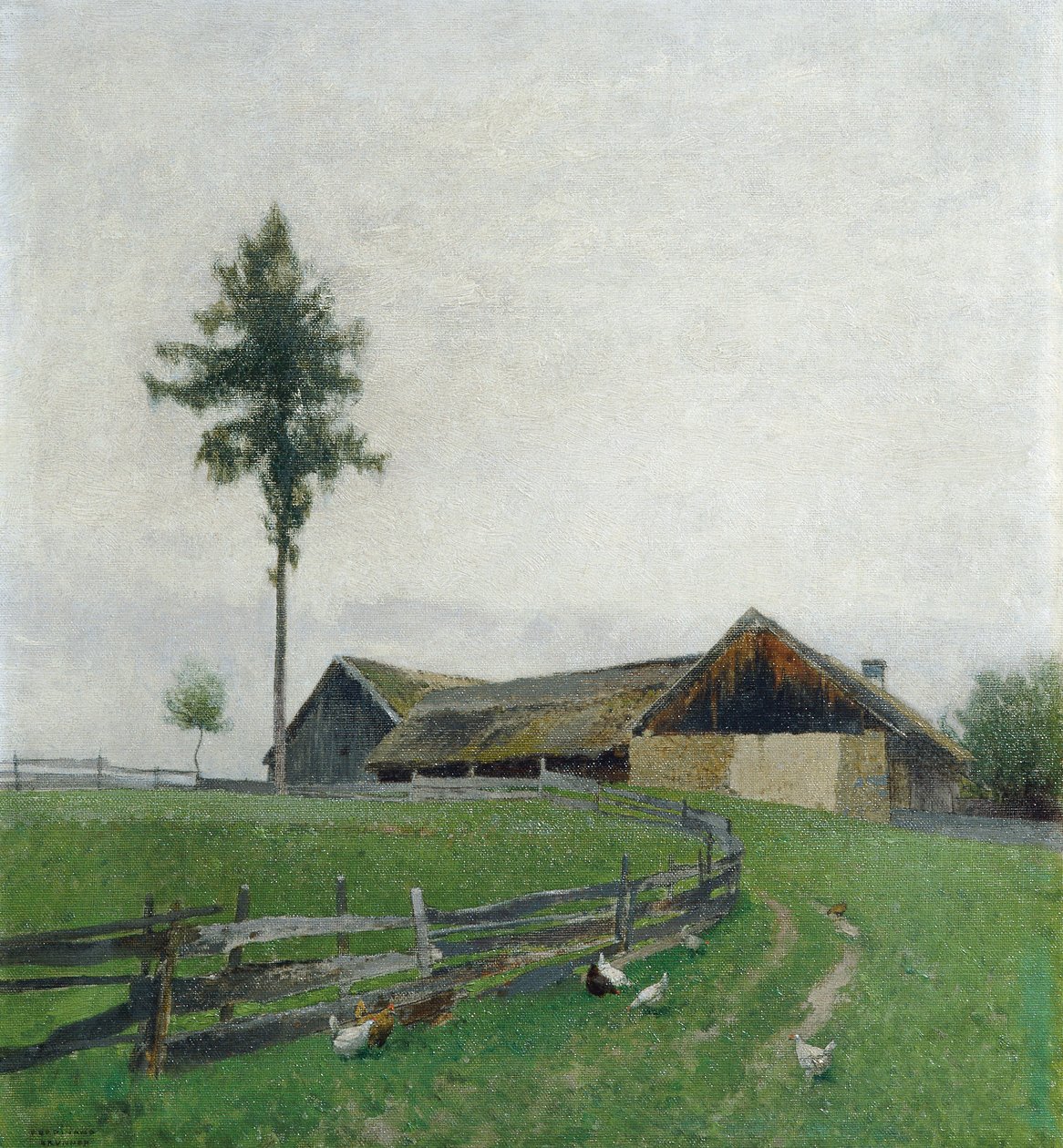 Farm Zwettl közelében alkotó: Ferdinand Brunner