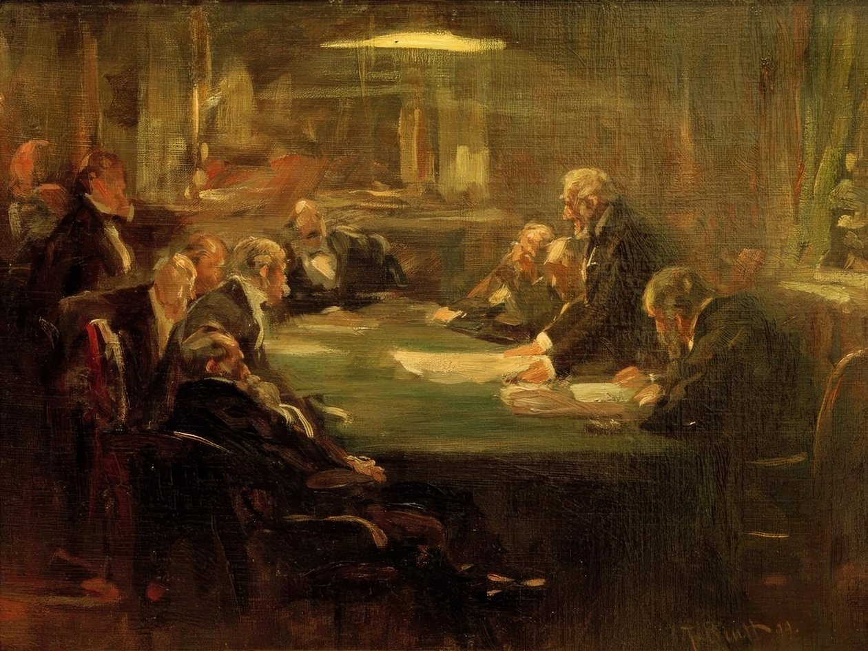 Felügyelőbizottsági ülés alkotó: Ferdinand Brutt