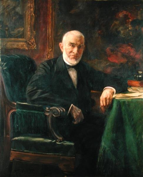 Ferdinand Moring szenátor (1818-1900), 1898 alkotó: Ferdinand Brutt