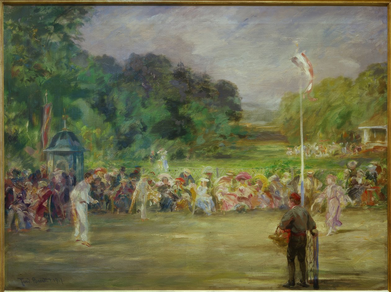 Tenisztorna Bad Homburg vor der Höhe-ben alkotó: Ferdinand Brutt
