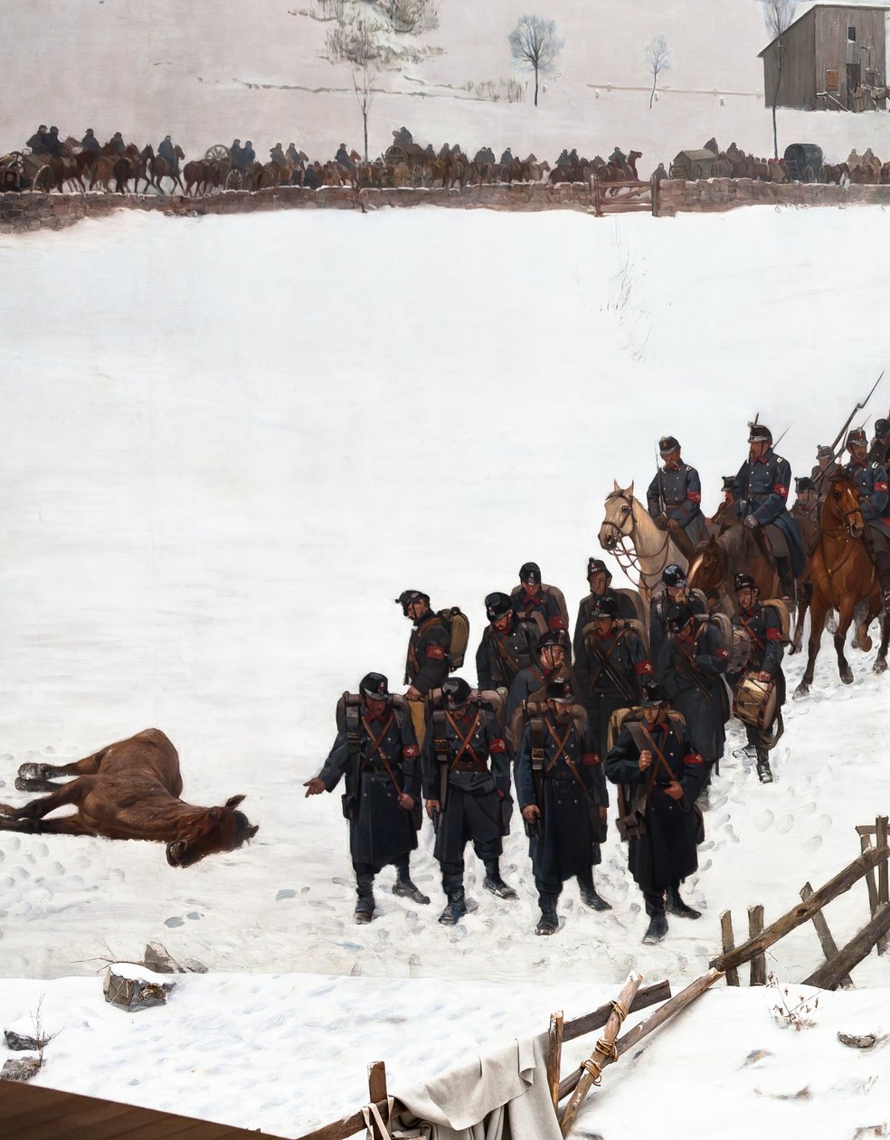 Bourbaki panoráma alkotó: Ferdinand & Castres Edouard (1838-1902) Hodler