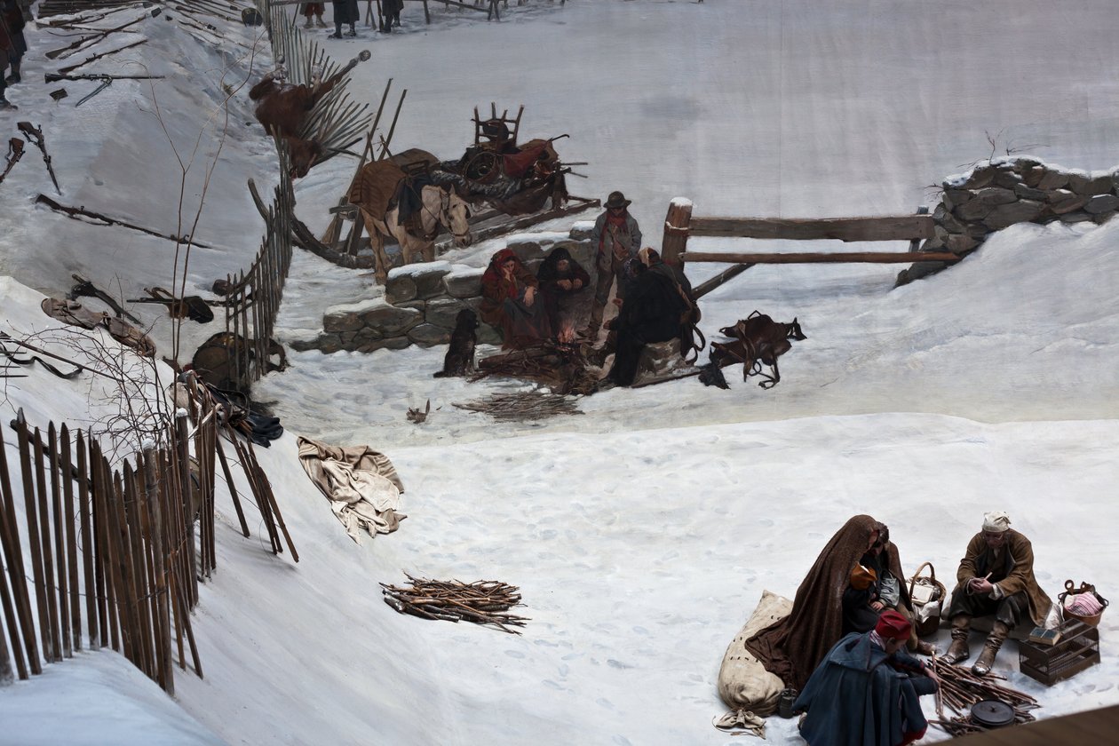 Bourbaki panoráma alkotó: Ferdinand & Castres Edouard (1838-1902) Hodler