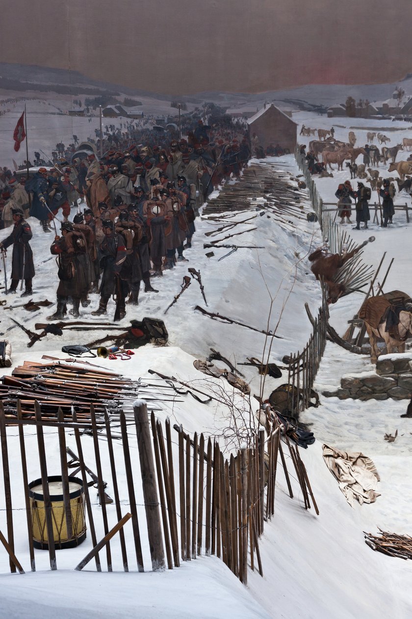 Bourbaki panoráma alkotó: Ferdinand & Castres Edouard (1838-1902) Hodler