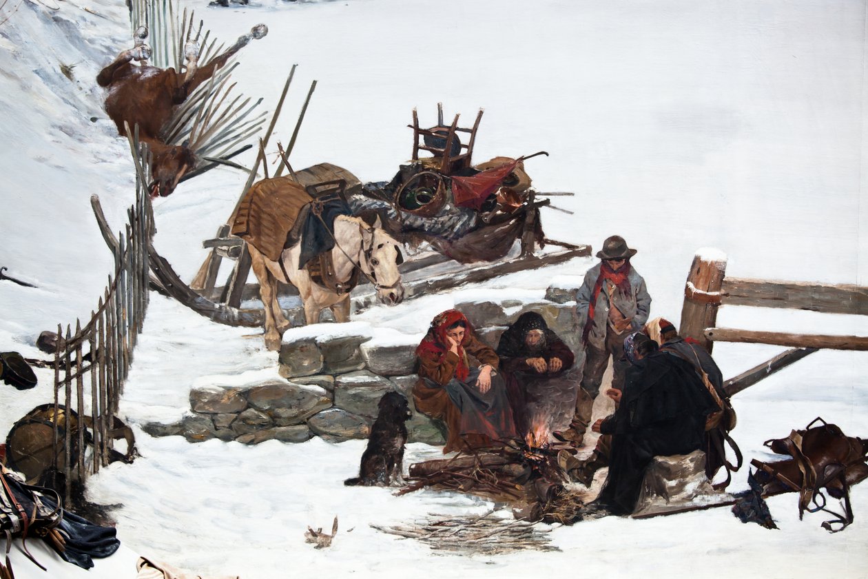 Bourbaki panoráma alkotó: Ferdinand & Castres Edouard (1838-1902) Hodler