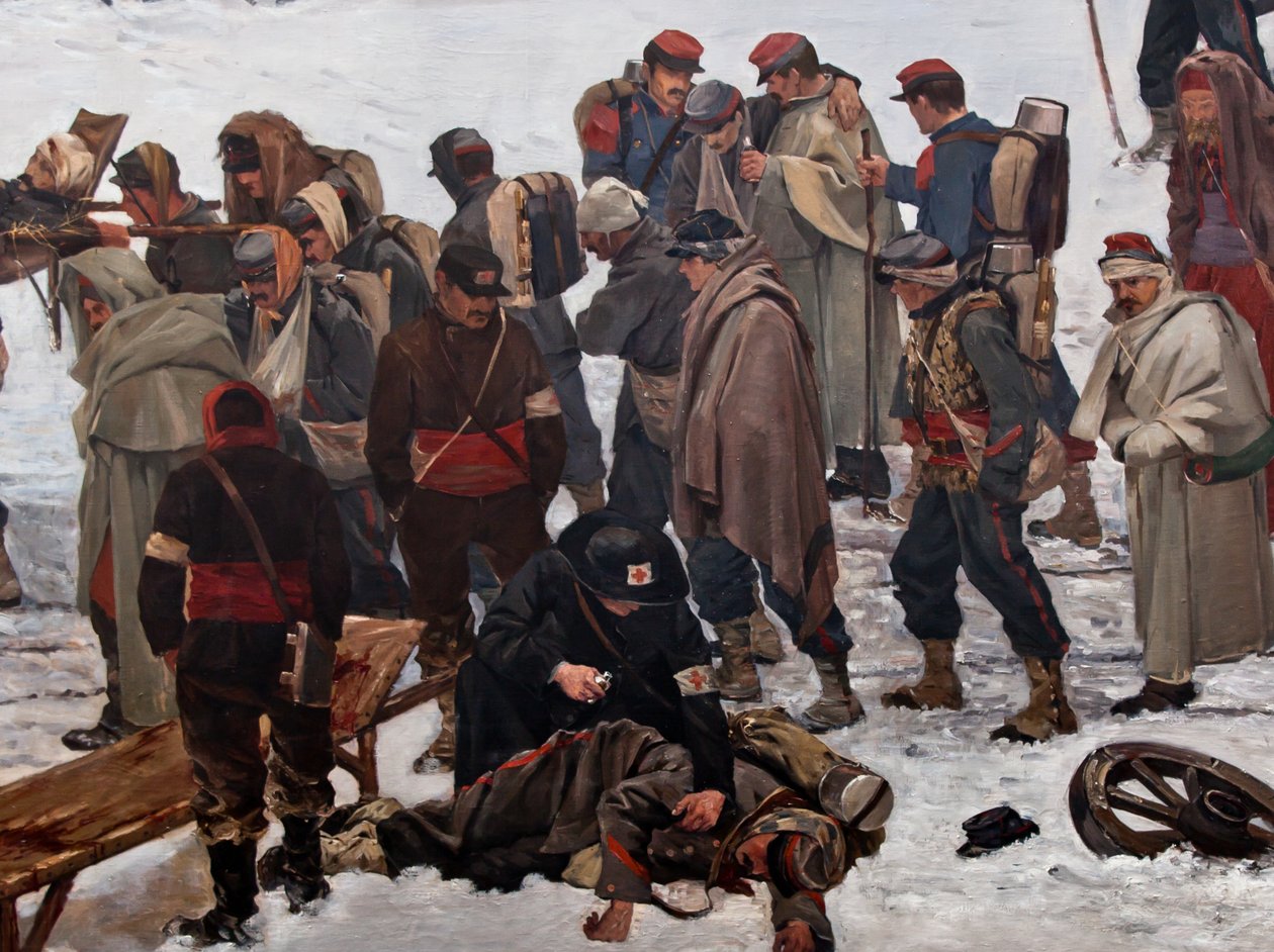 Bourbaki panoráma alkotó: Ferdinand & Castres Edouard (1838-1902) Hodler