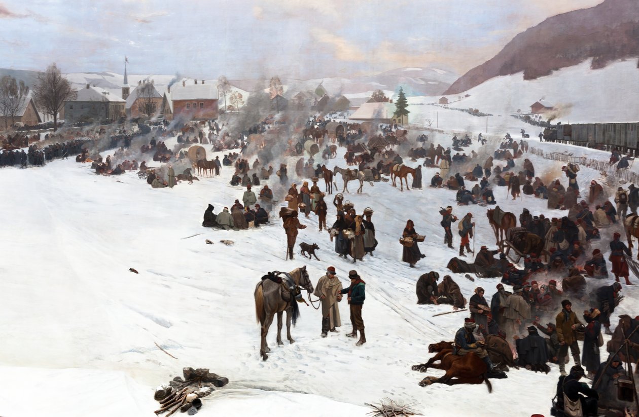 Bourbaki panoráma alkotó: Ferdinand & Castres Edouard (1838-1902) Hodler