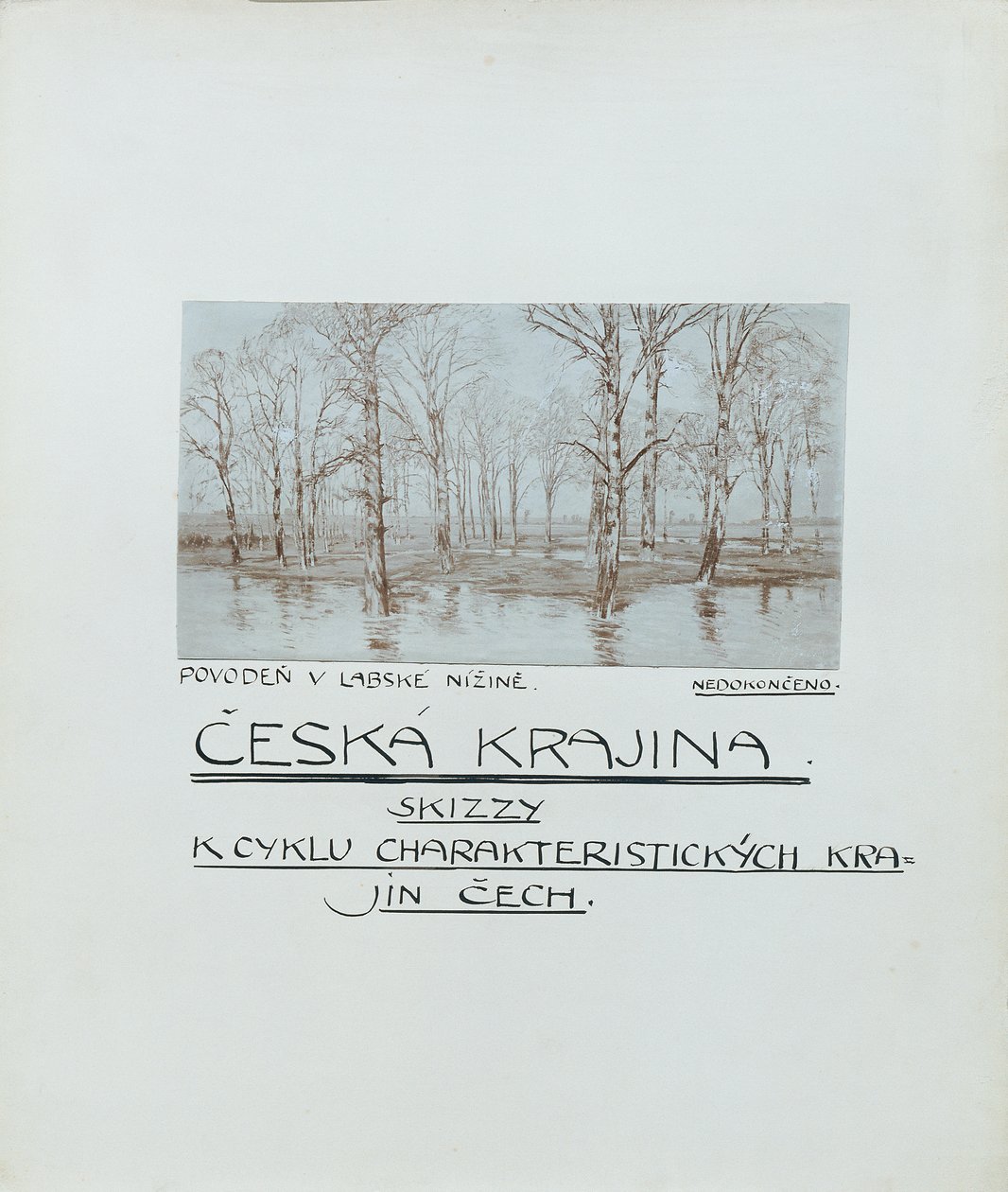 16 nézet a cseh tájról "Ceska Krajiná" alkotó: Ferdinand Engelmuller
