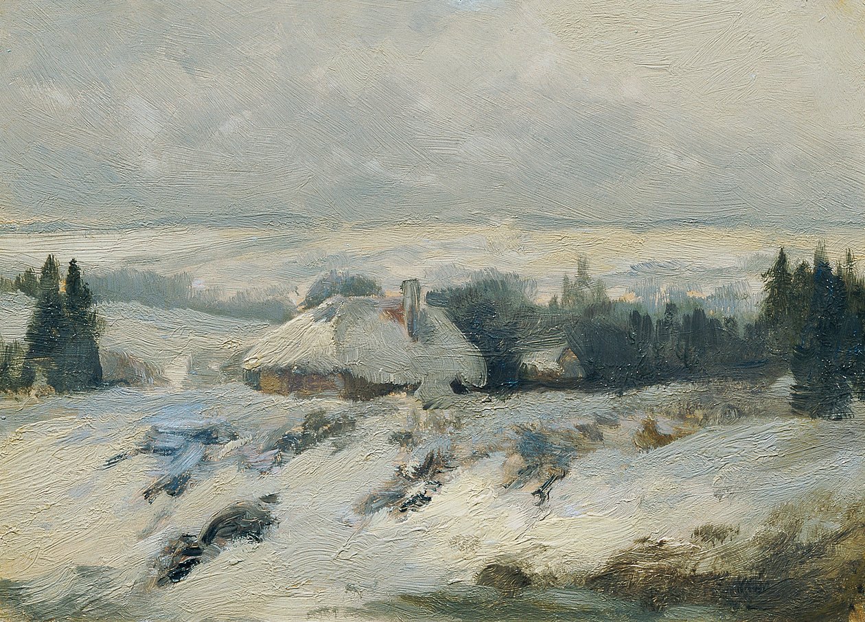 Cseh-Morva Felföld (a „16 nézet a cseh tájakról „Česka Krajiná” című portfólióból) alkotó: Ferdinand Engelmuller