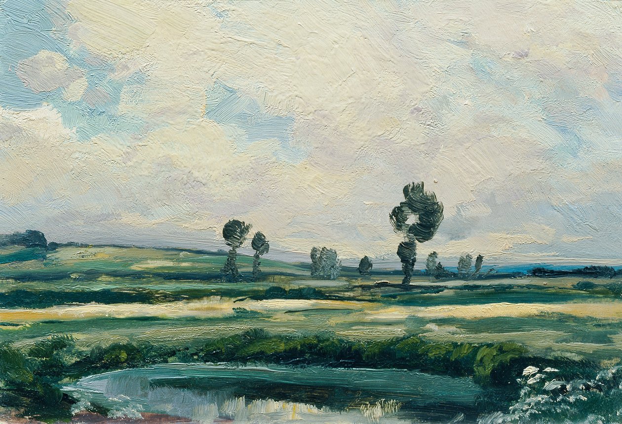 Elbeland (a „Česka Krajiná cseh tájainak 16 képe” portfólióból) alkotó: Ferdinand Engelmuller