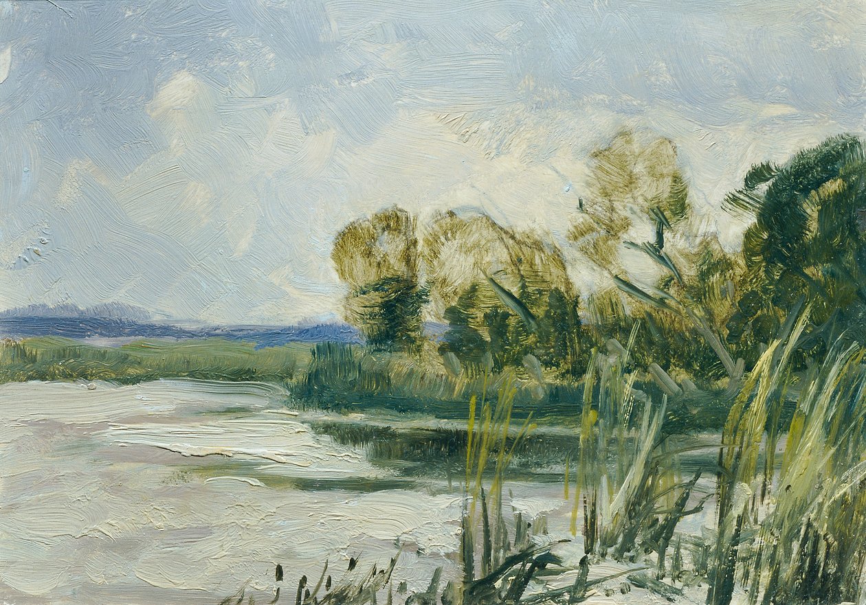 Wittingau (a „Česka Krajiná cseh tájainak 16 képe” című portfólióból) alkotó: Ferdinand Engelmuller