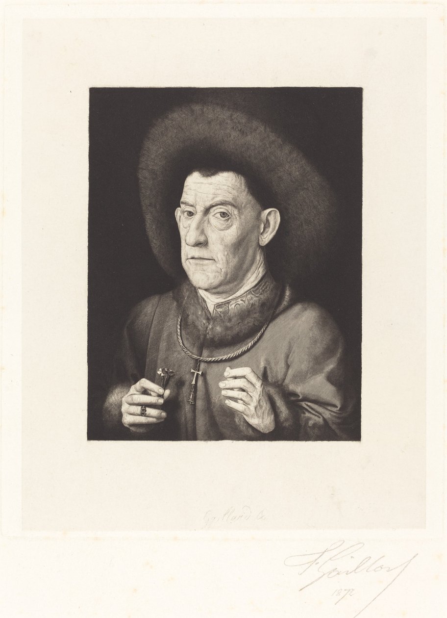 A rózsaszínű férfi alkotó: Ferdinand Gaillard after Jan van Eyck