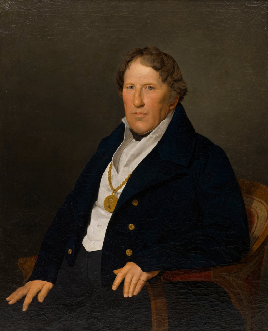 Mathias Feldmüller hajóskapitány alkotó: Ferdinand Georg Waldmüller