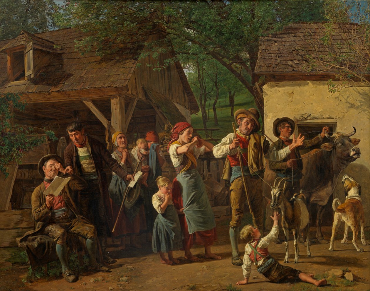 A lefoglalás alkotó: Ferdinand Georg Waldmüller