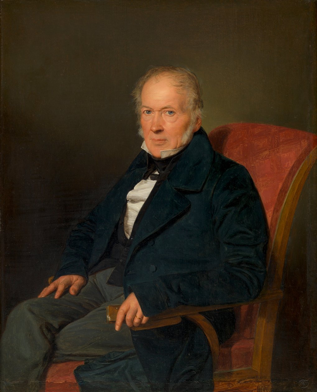 Johann Jakob Schwartz von Mohrenstern (gyárigazgató és magánzó) alkotó: Ferdinand Georg Waldmüller