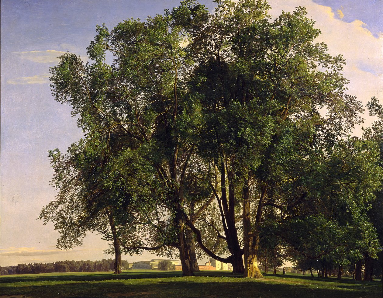 Práter tájképe alkotó: Ferdinand Georg Waldmüller