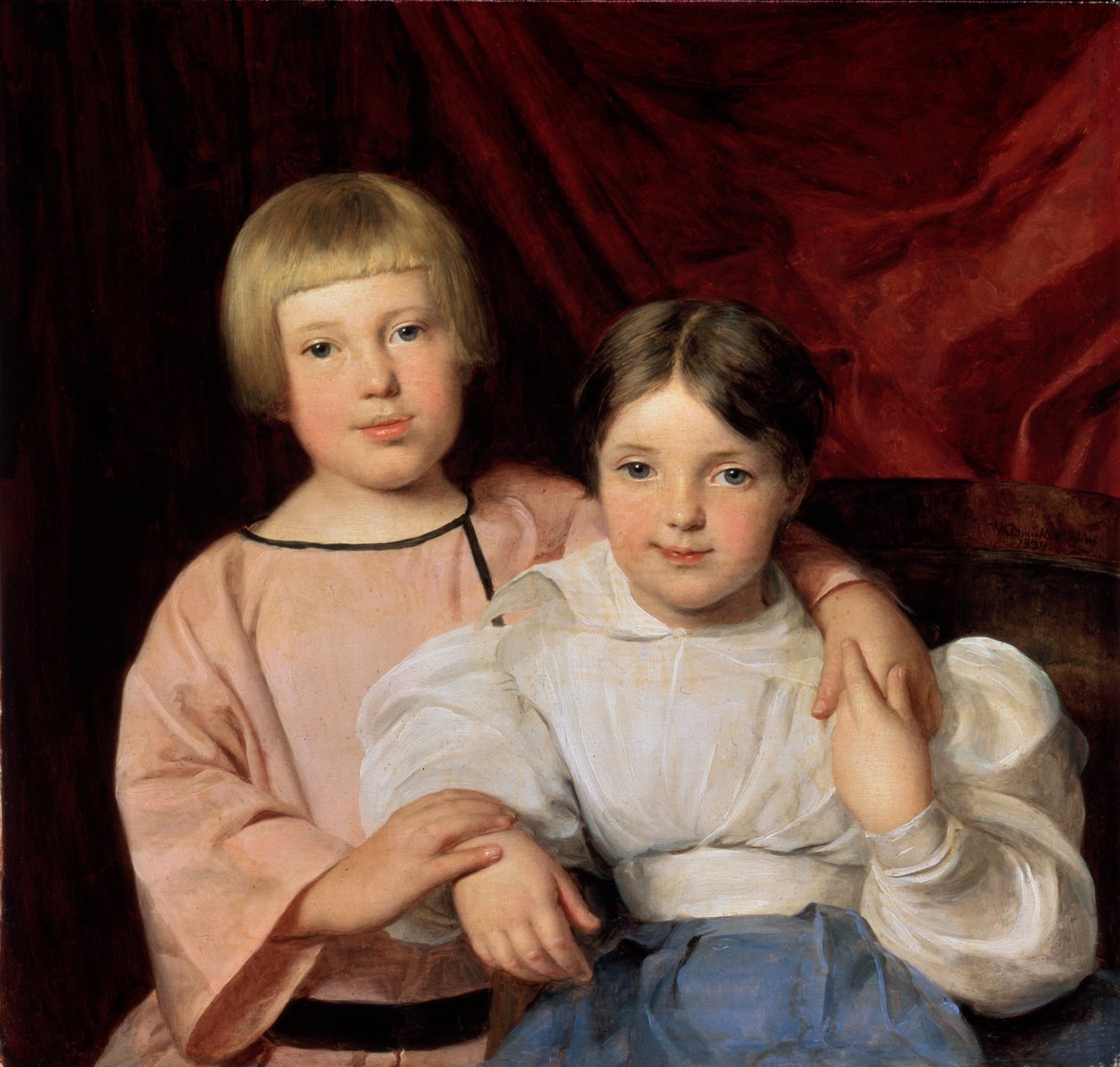 Gyermekek, 1834. Ferdinand Georg 1793-1865 alkotó: Ferdinand Georg Waldmuller