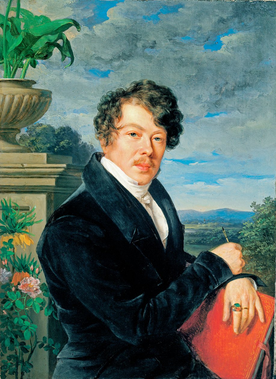 Az idősebb Friedrich Lieder festőművész alkotó: Ferdinand Georg Waldmuller