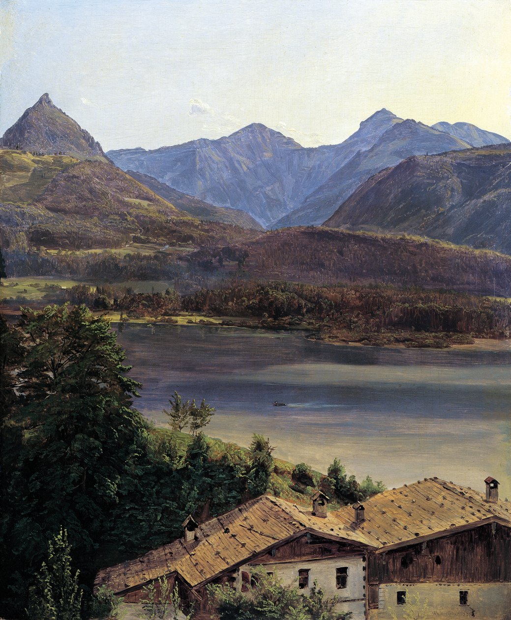 A Wolfgangsee alkotó: Ferdinand Georg Waldmuller